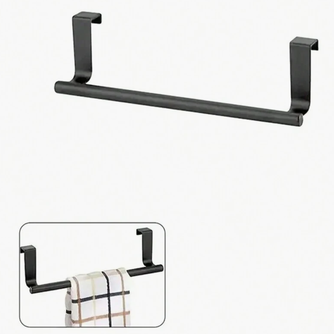 Black tea towel holder sale