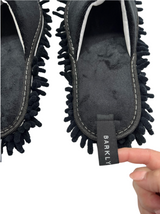 Black Microfibre Mop Slippers