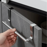 ブラックタオルラック