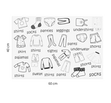 Drawer Clothing Categorisation Stickers