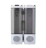 White No-Drill Wall Mounted Liquid Soap Dispenser - Set of 3