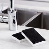 Black & White Scourer Sponge - 2 pack