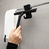 Black Silicone Shower Squeegee