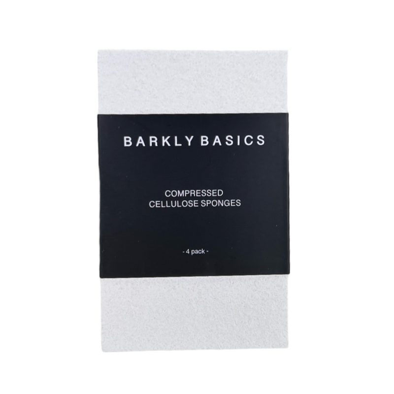 White Compressed Cellulose Sponge -  4 pack