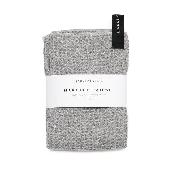Grey Microfibre Tea Towel