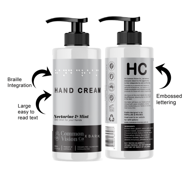 Braille Hand and Body Lotion