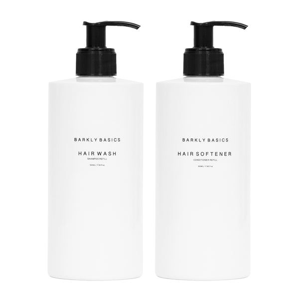 Hair Wash & Hair Softener - Bottles Only