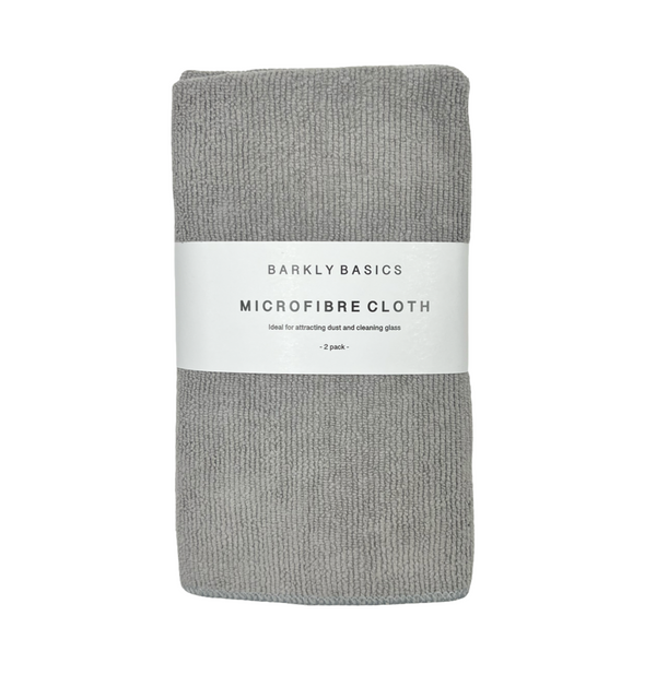 Light Grey Microfibre Cloth - 2 pack