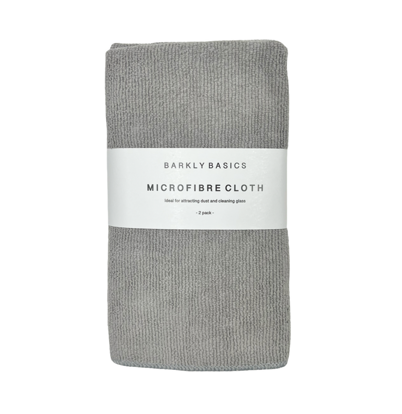 Light Grey Microfibre Cloth - 2 pack