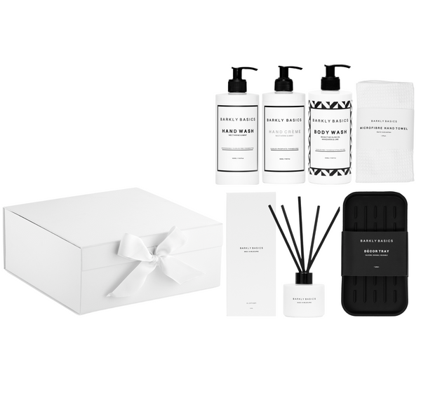 White Bathroom Basics Gift Box