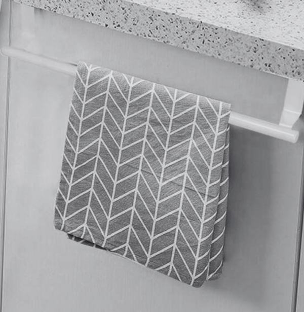 White Towel Rack