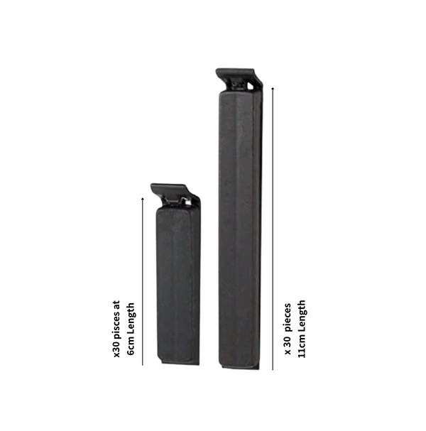 Black Bag Sealing Clips