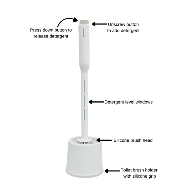 Soap Dispensing Toilet Brush