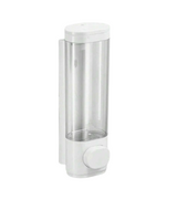 White No-Drill Wall Mounted Liquid Soap Dispenser