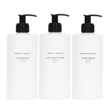 Hair Wash, Hair Softener & Body Wash - Bottles Only