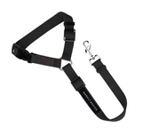 Pet Overhead Seat Belt Lead - Black
