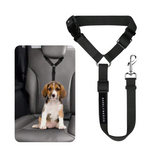 Pet Overhead Seat Belt Lead - Black