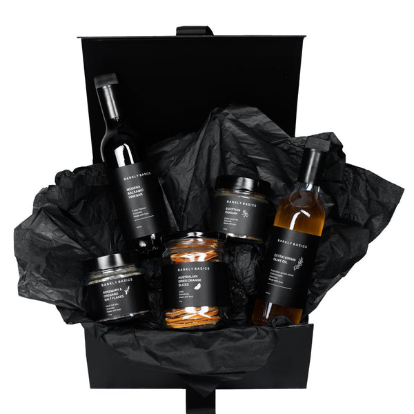 Medium Black Gourmet Pantry Gift box